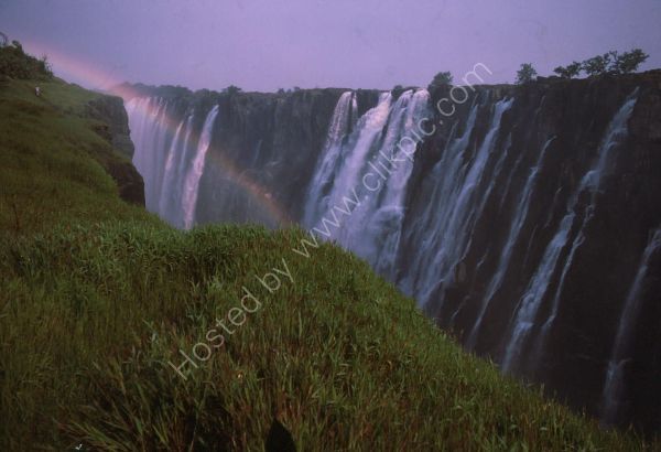 Rainbow at Victoria Falls, Livingstone